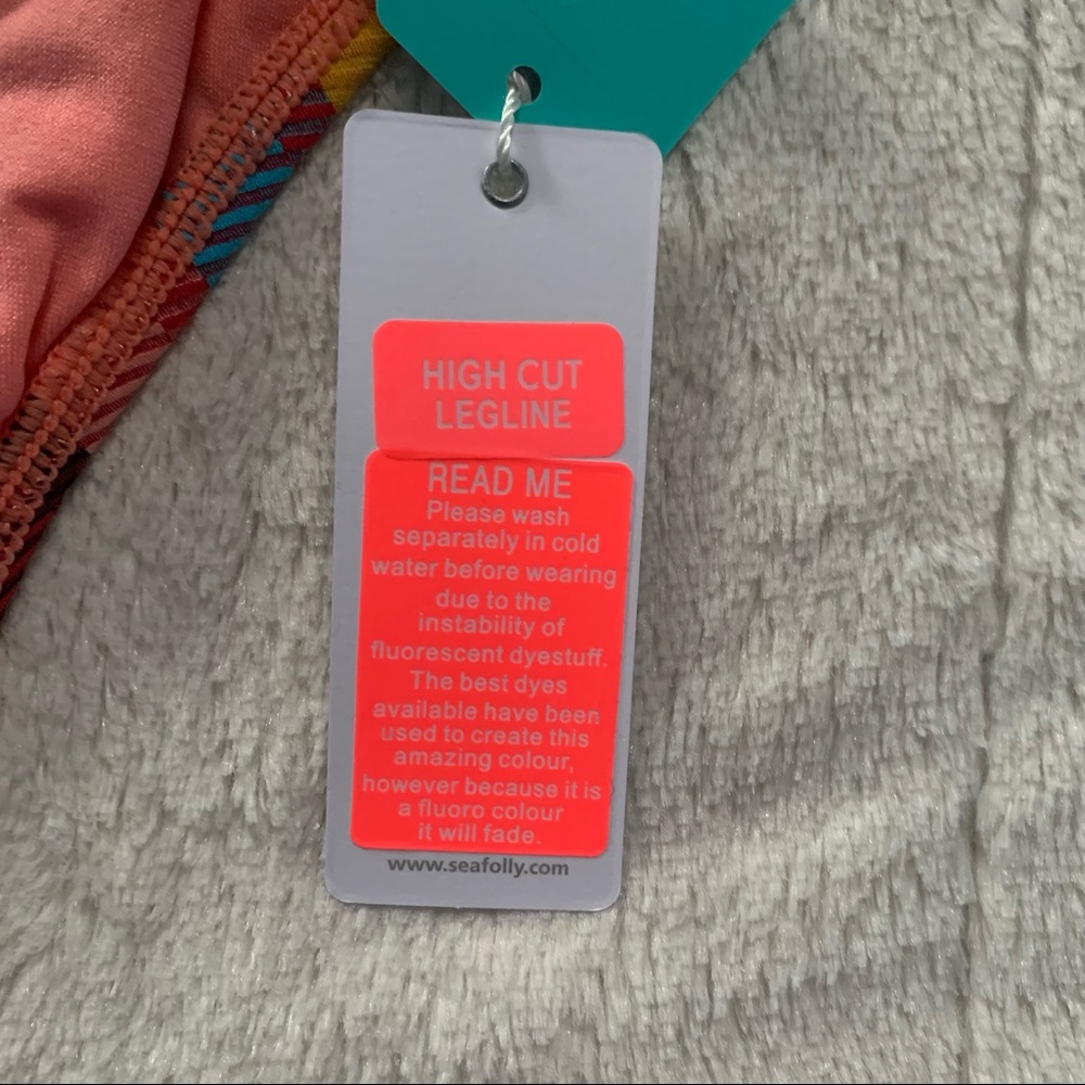 NWT Seafolly Baja Striped Tube Maillot One Piece - Picture 10 of 13